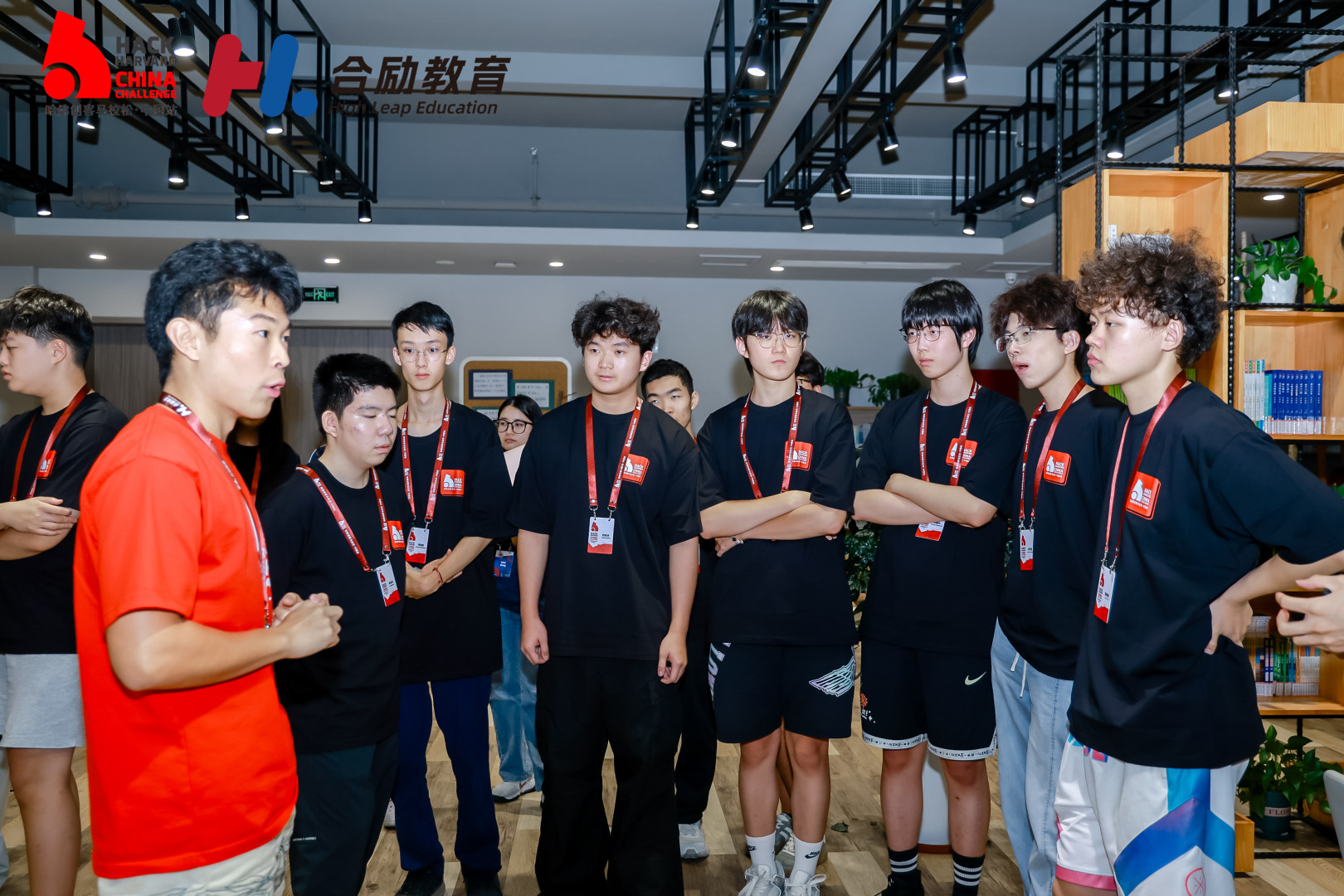 Mentor guiding students